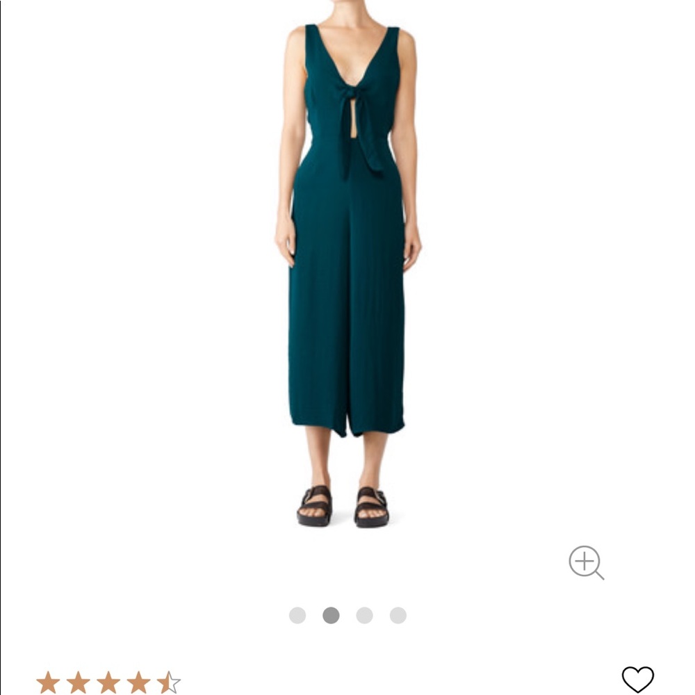 Some days lovin emerald jumpsuit